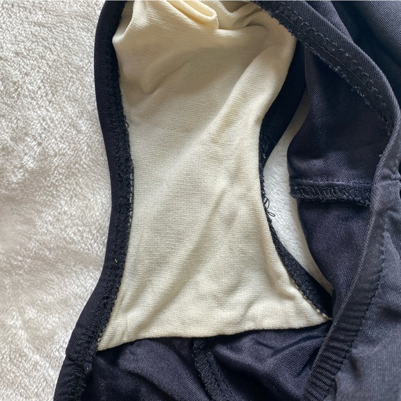 Vintage Black One Piece Swimsuit - Picture 5 of 9